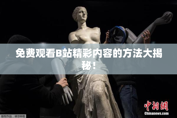 免费观看B站精彩内容的方法大揭秘！