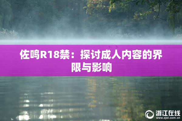 佐鸣R18禁：探讨成人内容的界限与影响
