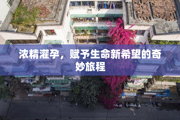 浓精灌孕，赋予生命新希望的奇妙旅程