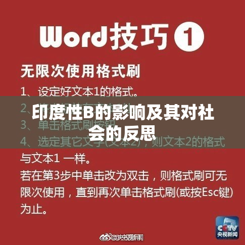 印度性B的影响及其对社会的反思