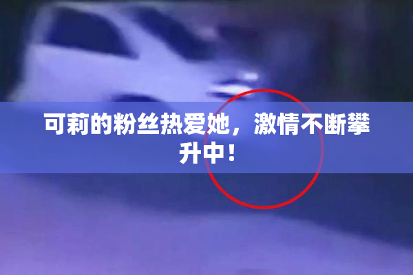 可莉的粉丝热爱她，激情不断攀升中！