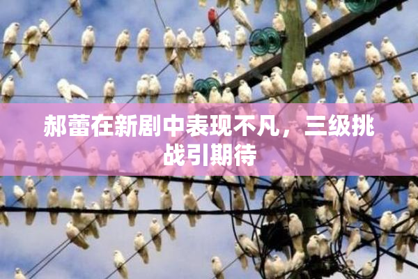 郝蕾在新剧中表现不凡，三级挑战引期待