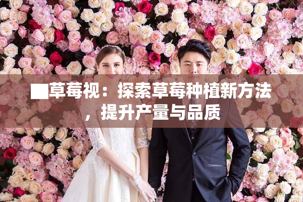 ▇草莓视：探索草莓种植新方法，提升产量与品质