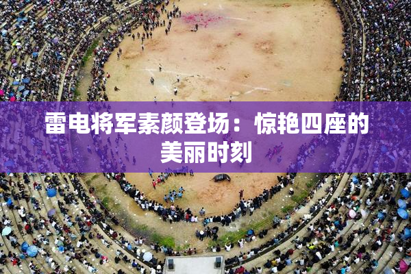 雷电将军素颜登场：惊艳四座的美丽时刻