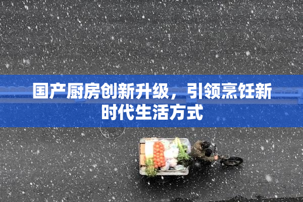 国产厨房创新升级，引领烹饪新时代生活方式
