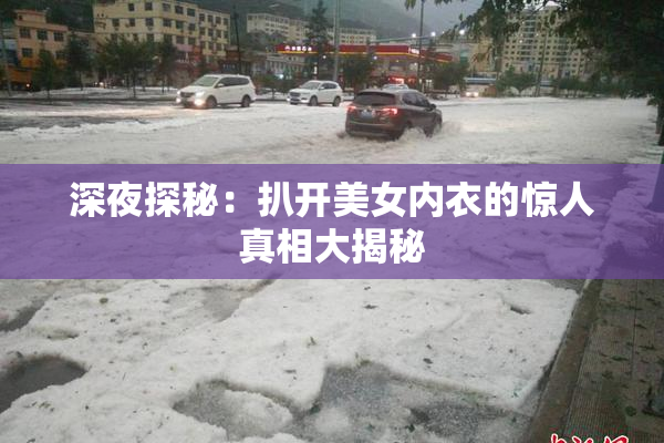 深夜探秘：扒开美女内衣的惊人真相大揭秘