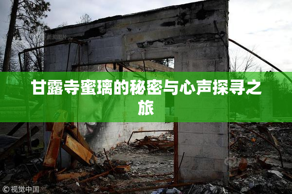 甘露寺蜜璃的秘密与心声探寻之旅