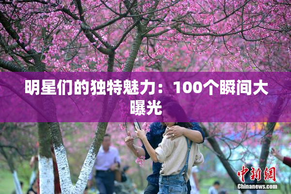 明星们的独特魅力：100个瞬间大曝光
