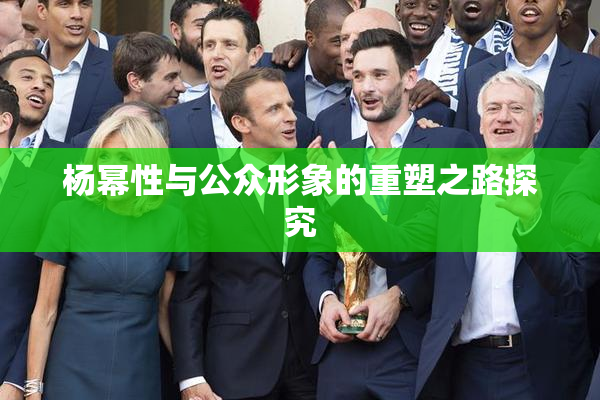 杨幂性与公众形象的重塑之路探究