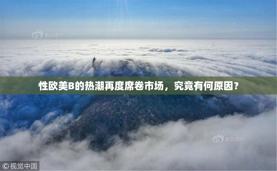 性欧美B的热潮再度席卷市场，究竟有何原因？