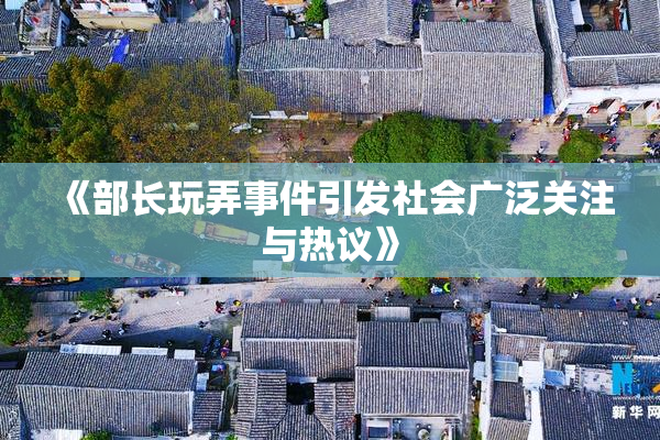 《部长玩弄事件引发社会广泛关注与热议》