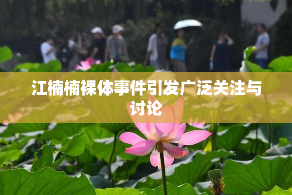 江楠楠裸体事件引发广泛关注与讨论