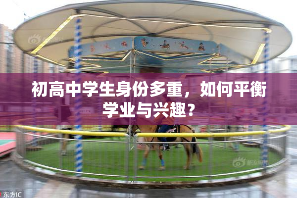 初高中学生身份多重，如何平衡学业与兴趣？