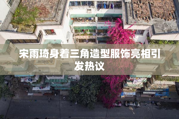 宋雨琦身着三角造型服饰亮相引发热议