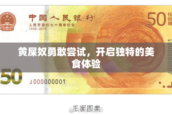 黄屎奴勇敢尝试，开启独特的美食体验
