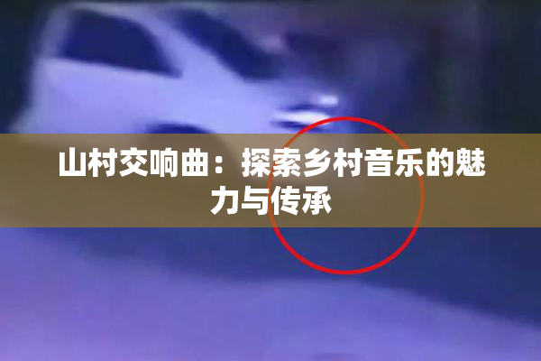 山村交响曲：探索乡村音乐的魅力与传承