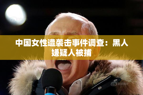 中国女性遭袭击事件调查：黑人嫌疑人被捕
