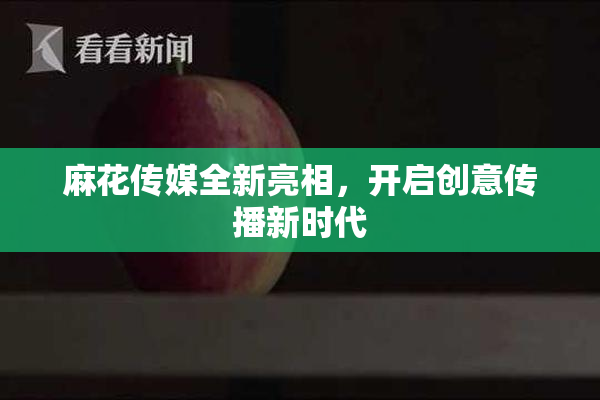 麻花传媒全新亮相，开启创意传播新时代