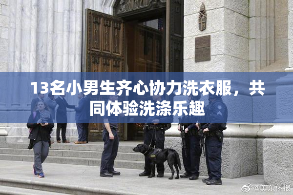 13名小男生齐心协力洗衣服，共同体验洗涤乐趣