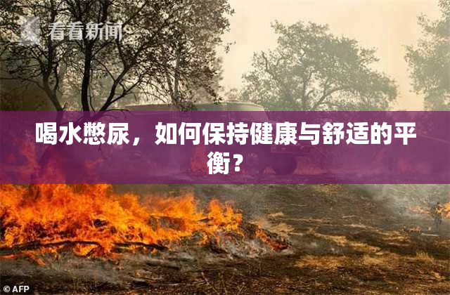 喝水憋尿，如何保持健康与舒适的平衡？