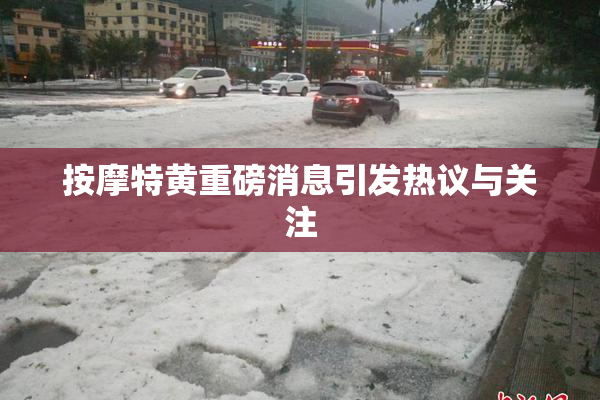 按摩特黄重磅消息引发热议与关注