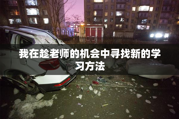 我在趁老师的机会中寻找新的学习方法