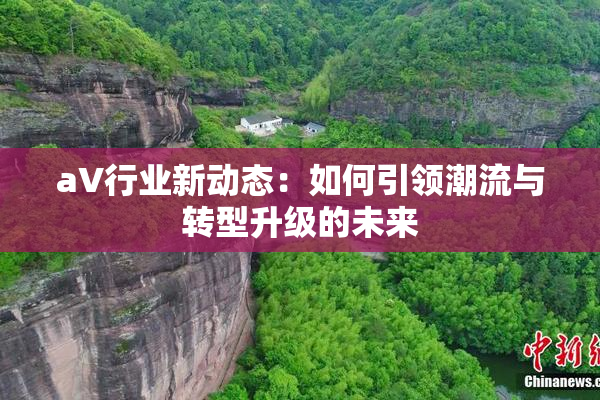 aV行业新动态：如何引领潮流与转型升级的未来