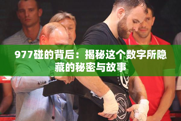 977碰的背后：揭秘这个数字所隐藏的秘密与故事