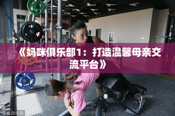 《妈咪俱乐部1：打造温馨母亲交流平台》