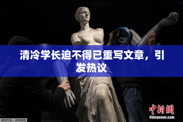 清冷学长迫不得已重写文章，引发热议