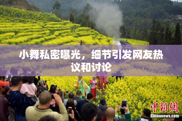 小舞私密曝光，细节引发网友热议和讨论