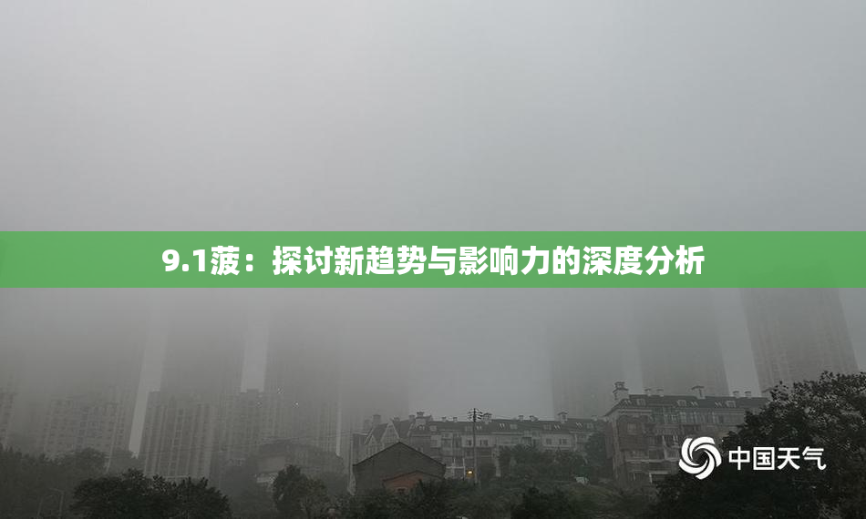 9.1菠：探讨新趋势与影响力的深度分析