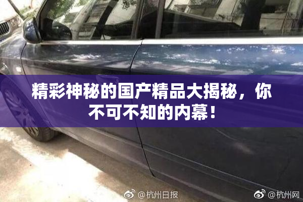 精彩神秘的国产精品大揭秘，你不可不知的内幕！