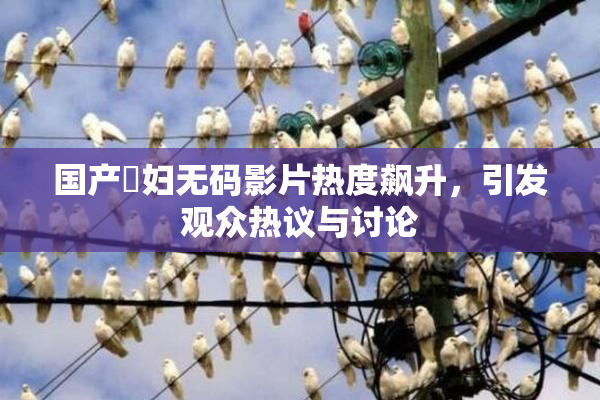 国产婬妇无码影片热度飙升，引发观众热议与讨论