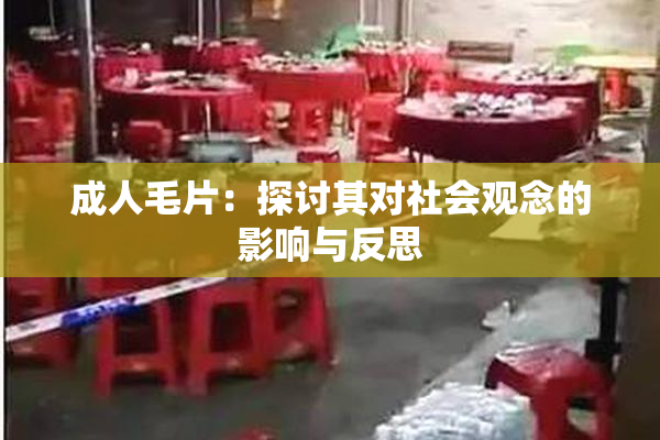 成人毛片：探讨其对社会观念的影响与反思