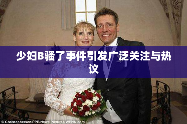 少妇B骚了事件引发广泛关注与热议