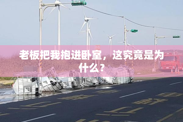 老板把我抱进卧室，这究竟是为什么？