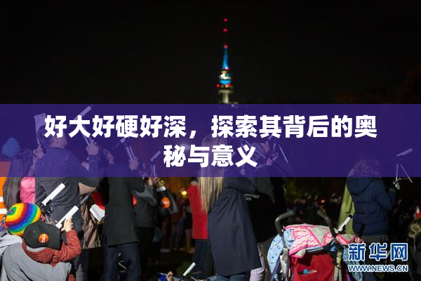 好大好硬好深，探索其背后的奥秘与意义