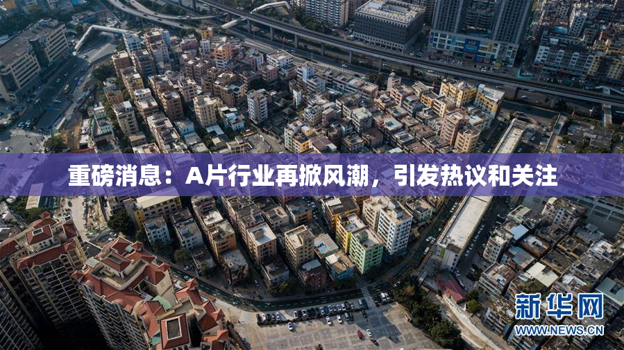 重磅消息：A片行业再掀风潮，引发热议和关注