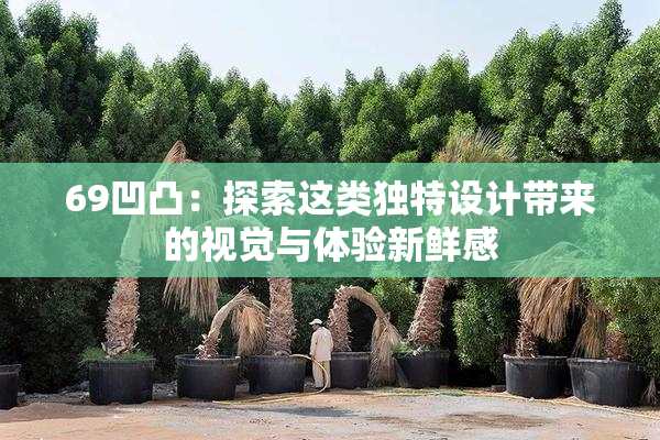 69凹凸：探索这类独特设计带来的视觉与体验新鲜感