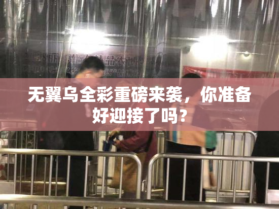 无翼乌全彩重磅来袭，你准备好迎接了吗？