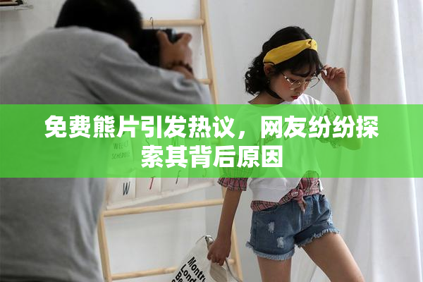 免费熊片引发热议，网友纷纷探索其背后原因
