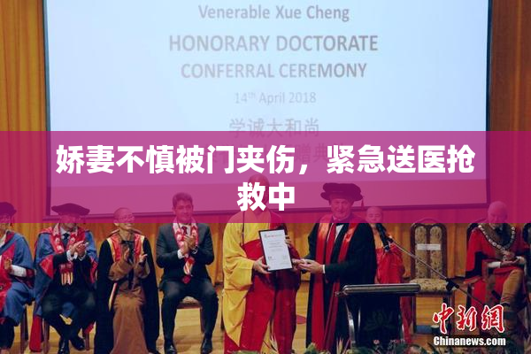 娇妻不慎被门夹伤，紧急送医抢救中