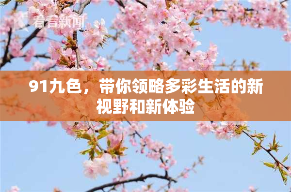 91九色，带你领略多彩生活的新视野和新体验