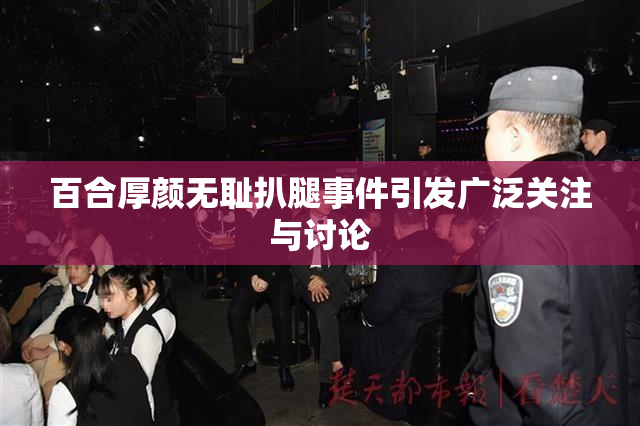 百合厚颜无耻扒腿事件引发广泛关注与讨论