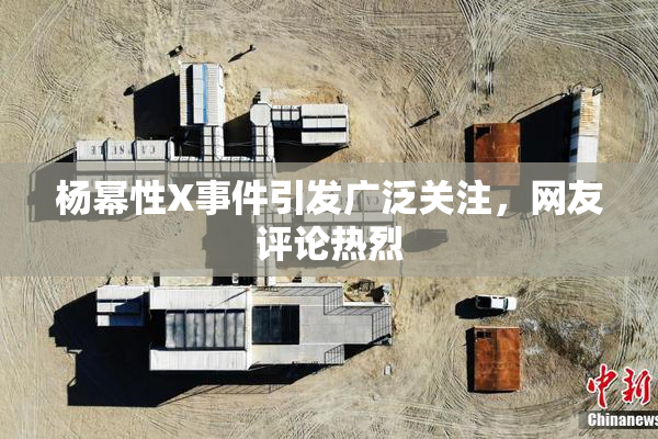 杨幂性X事件引发广泛关注，网友评论热烈