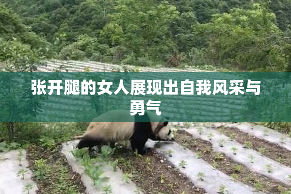 张开腿的女人展现出自我风采与勇气