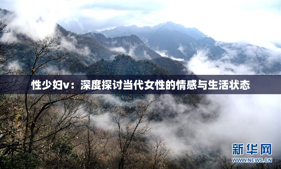 性少妇v：深度探讨当代女性的情感与生活状态