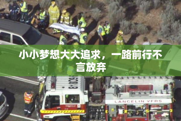 小小梦想大大追求，一路前行不言放弃