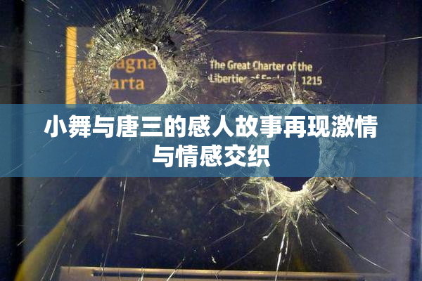 小舞与唐三的感人故事再现激情与情感交织